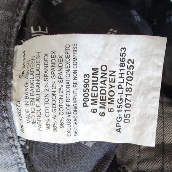 Lee Platinum Label Grey Gray Jeans Mid Rise Straight Leg Selvedge Denim - Size 6 - Picture 10 of 11